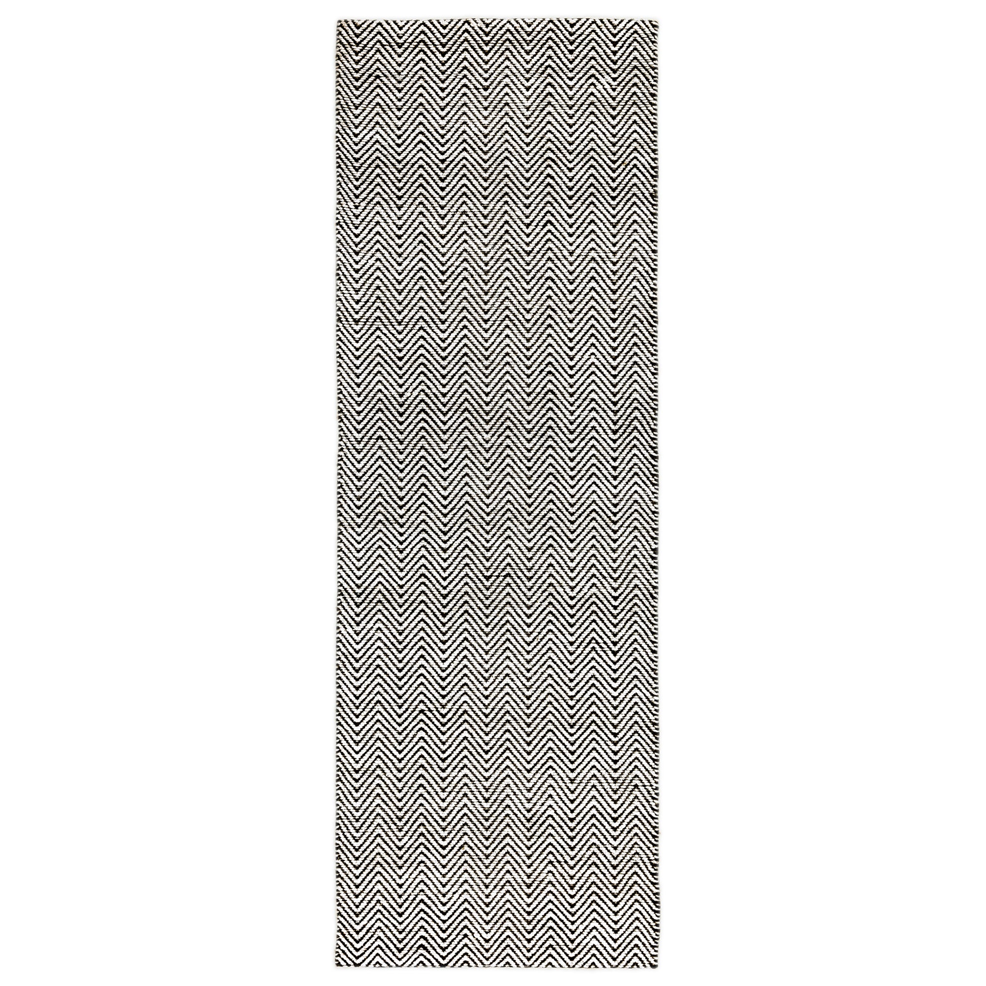 Alfombra Ives Negro/Blanco