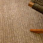 Alfombra Jute Loop Natural Jute Flatweave