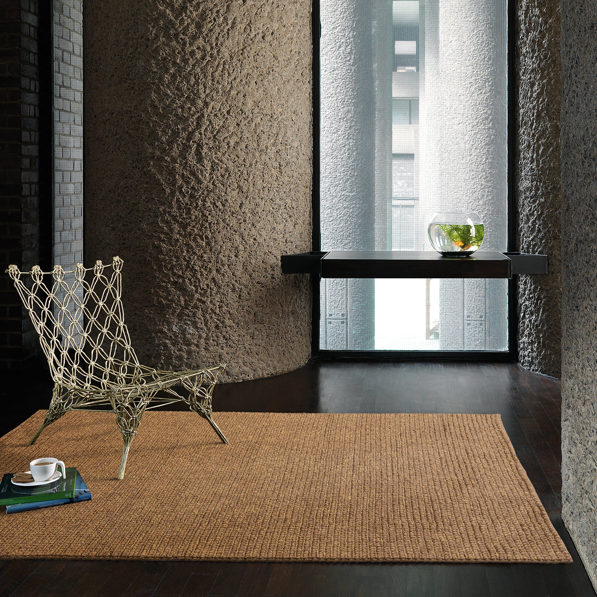 Jute Loop Natural Jute Flatweave Rug