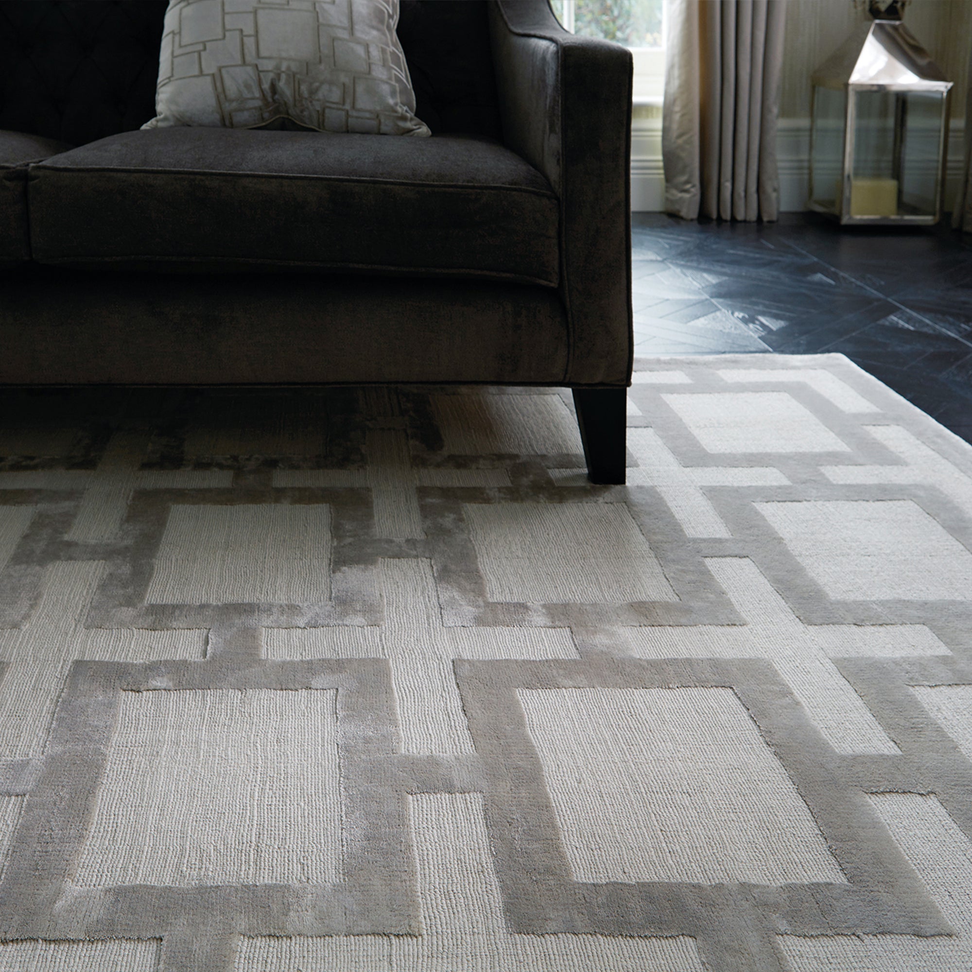 Alfombra Katherine Carnaby Eaton Plata