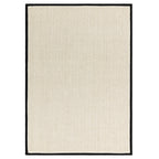 Korra Double Loop Charcoal Cream Rug