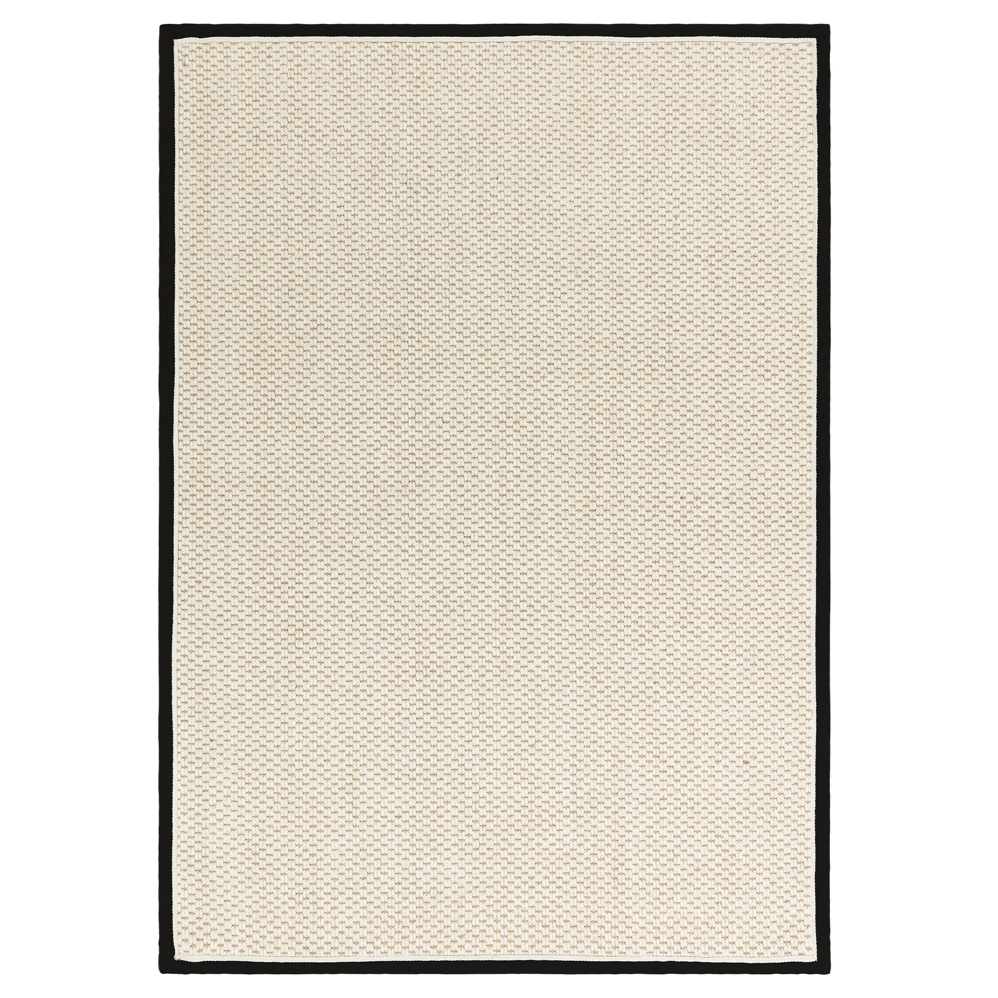 Korra Double Loop Charcoal Cream Rug