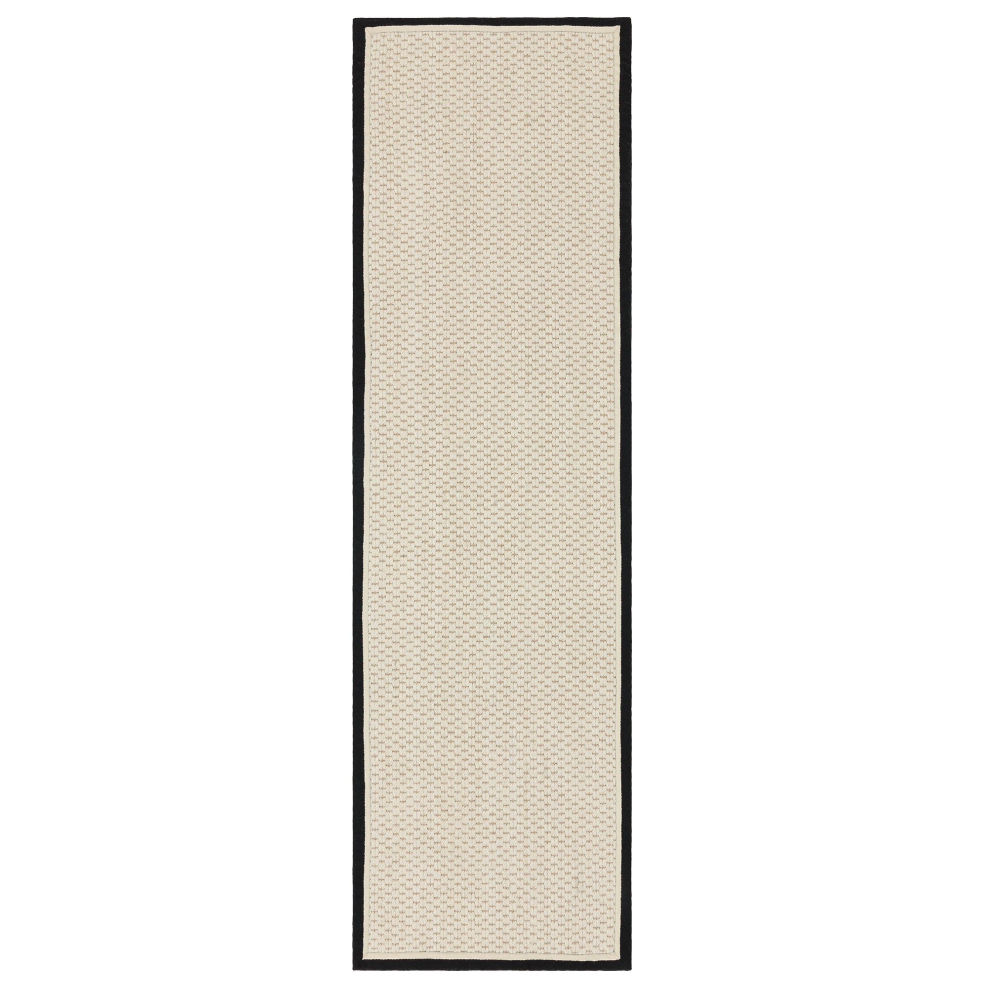 Korra Double Loop Charcoal Cream Rug