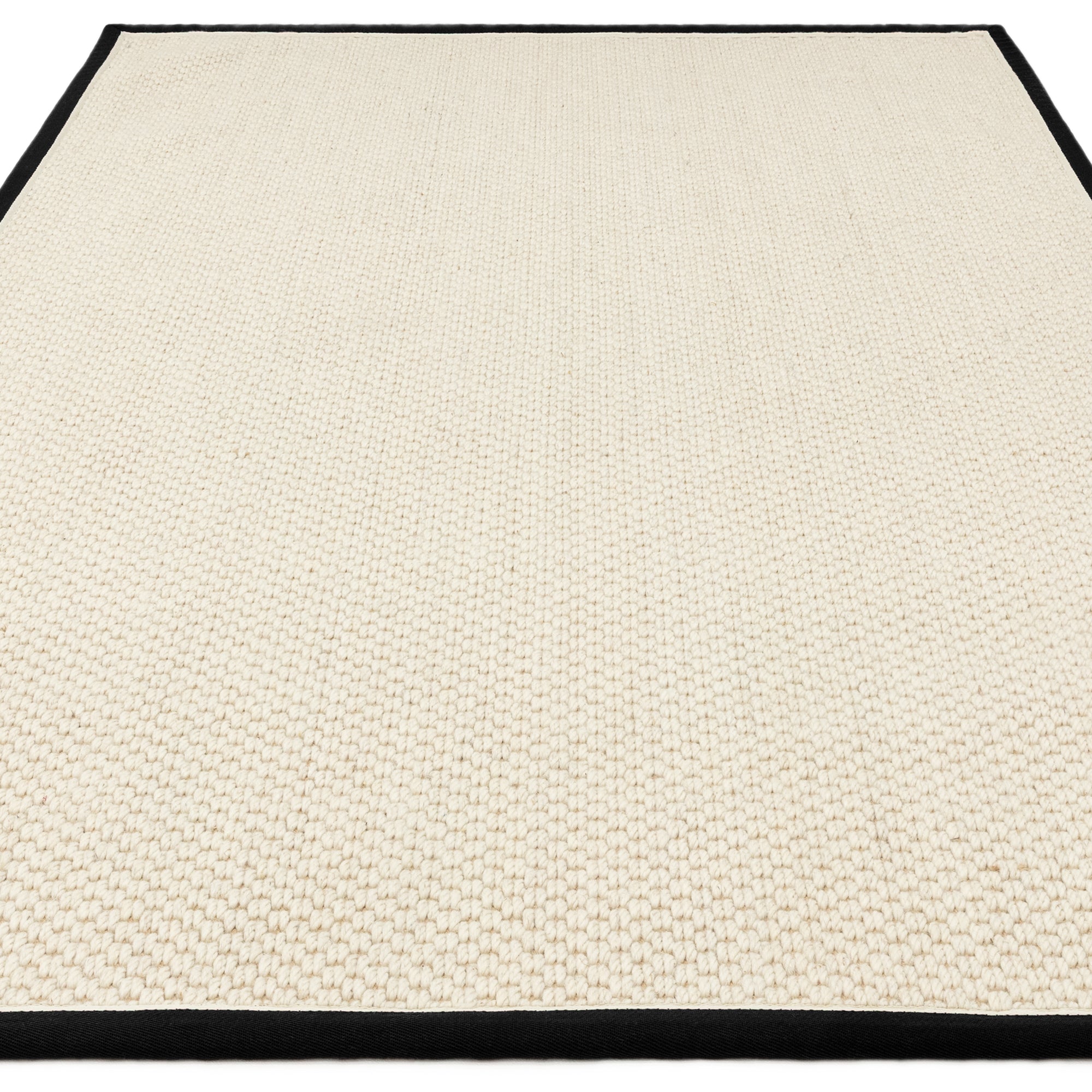 Korra Double Loop Charcoal Cream Rug