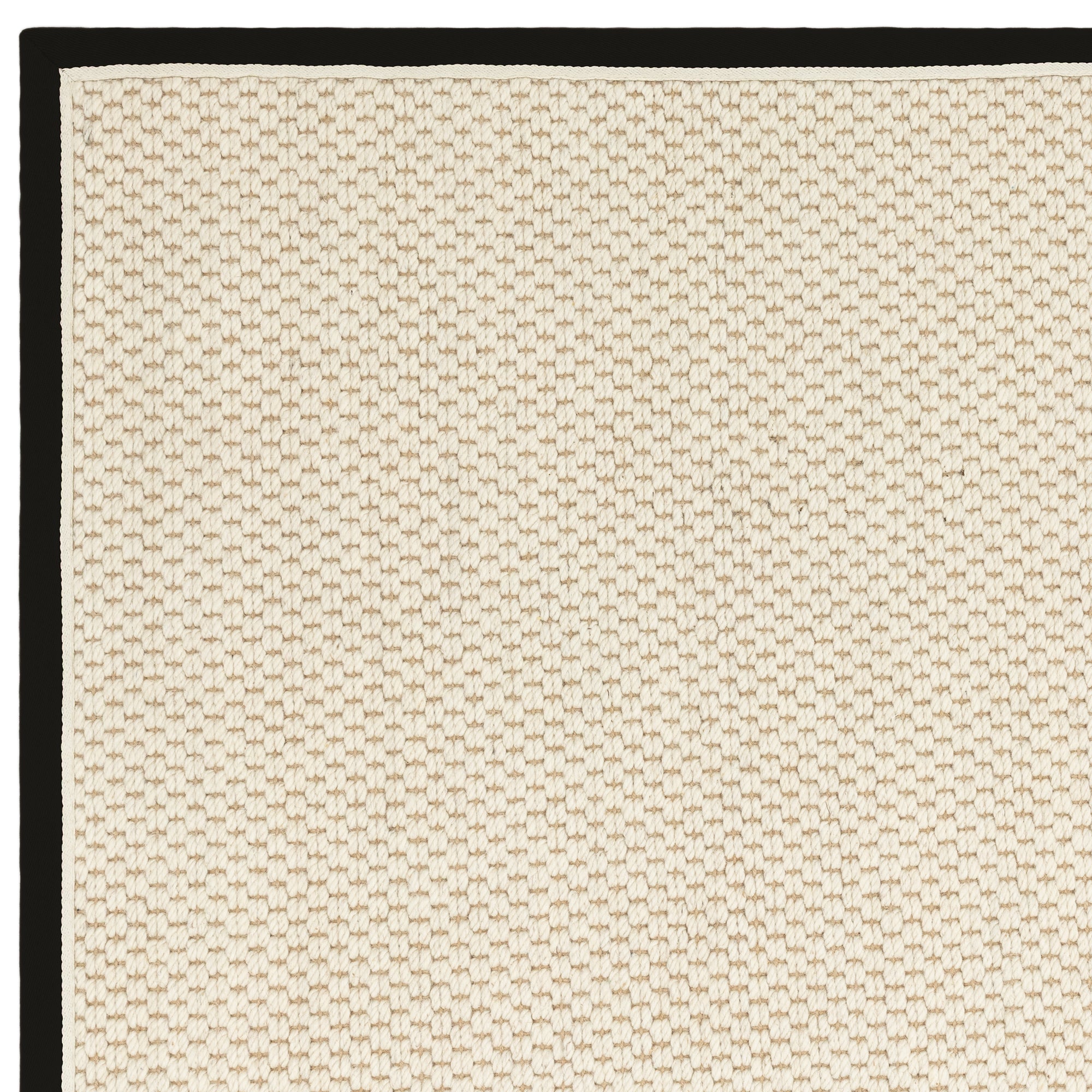 Korra Double Loop Charcoal Cream Rug