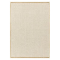 Korra Double Loop Cream Linen Rug