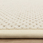 Alfombra Korra Doble Loop Crema Lino