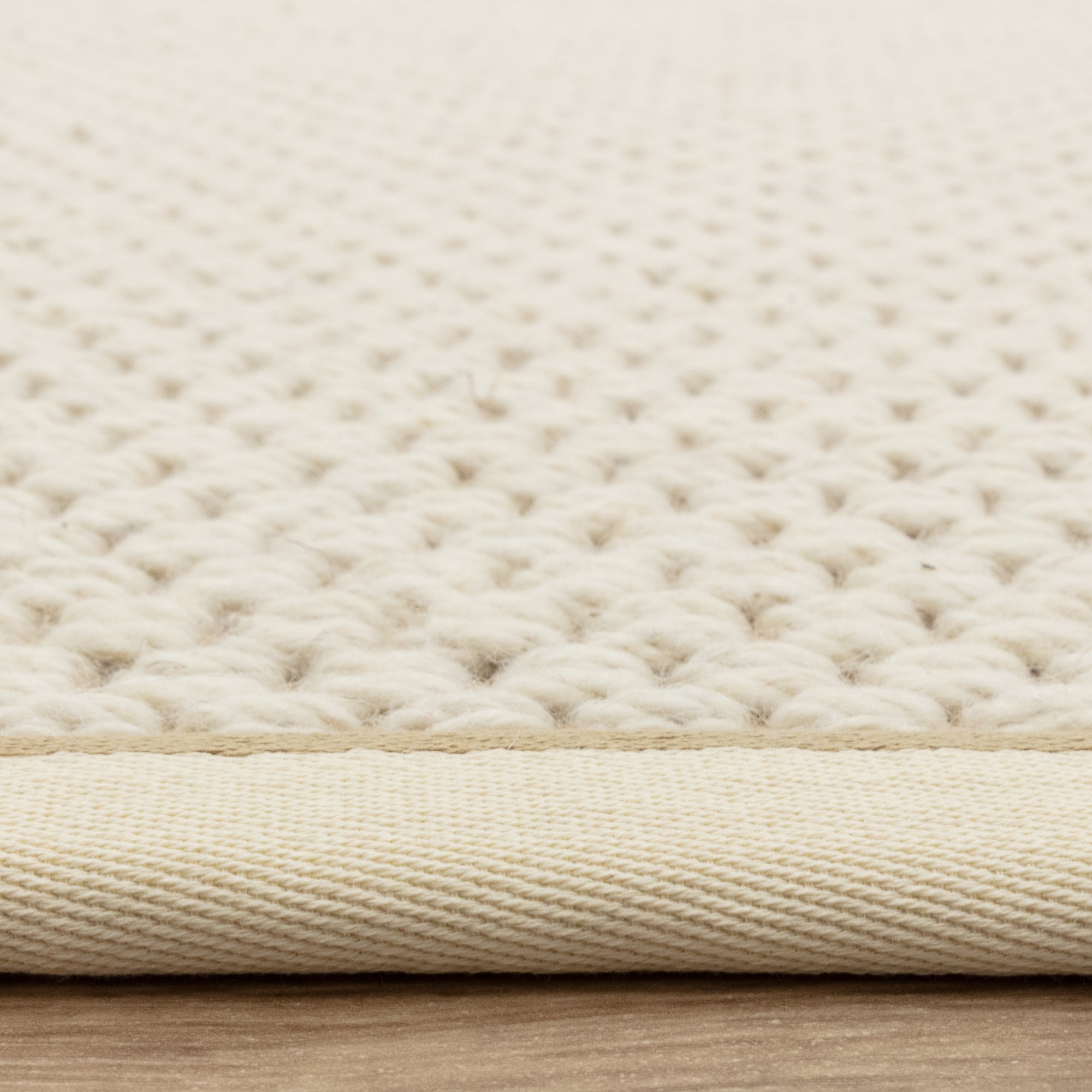 Alfombra Korra Doble Loop Crema Lino