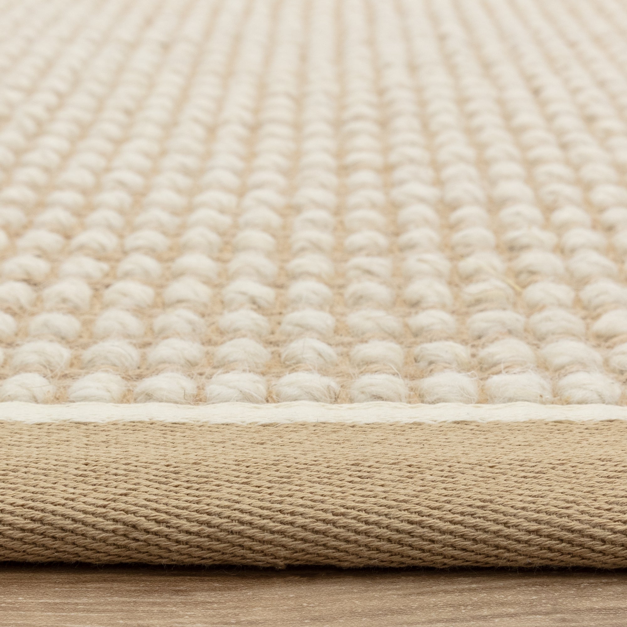 Korra Loop Linen Cream Rug