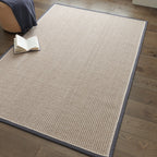 Alfombra Korra Loop Pizarra Crema