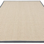 Alfombra Korra Loop Pizarra Crema