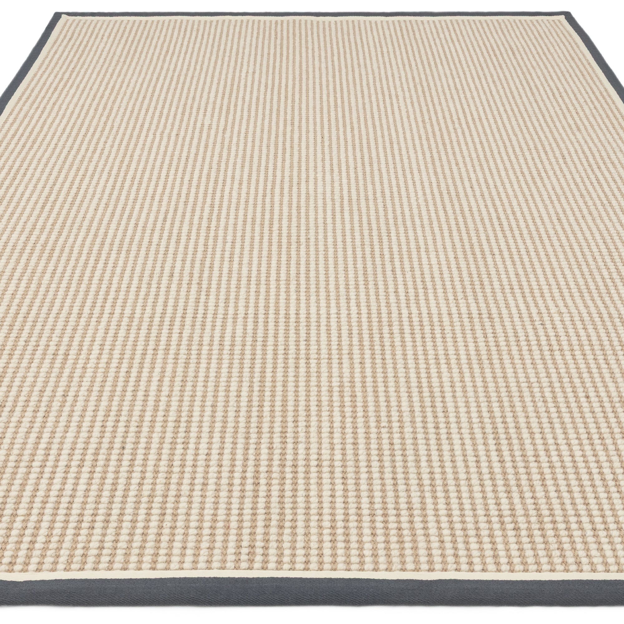 Alfombra Korra Loop Pizarra Crema