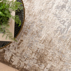 Alfombra Kuza Border Beige
