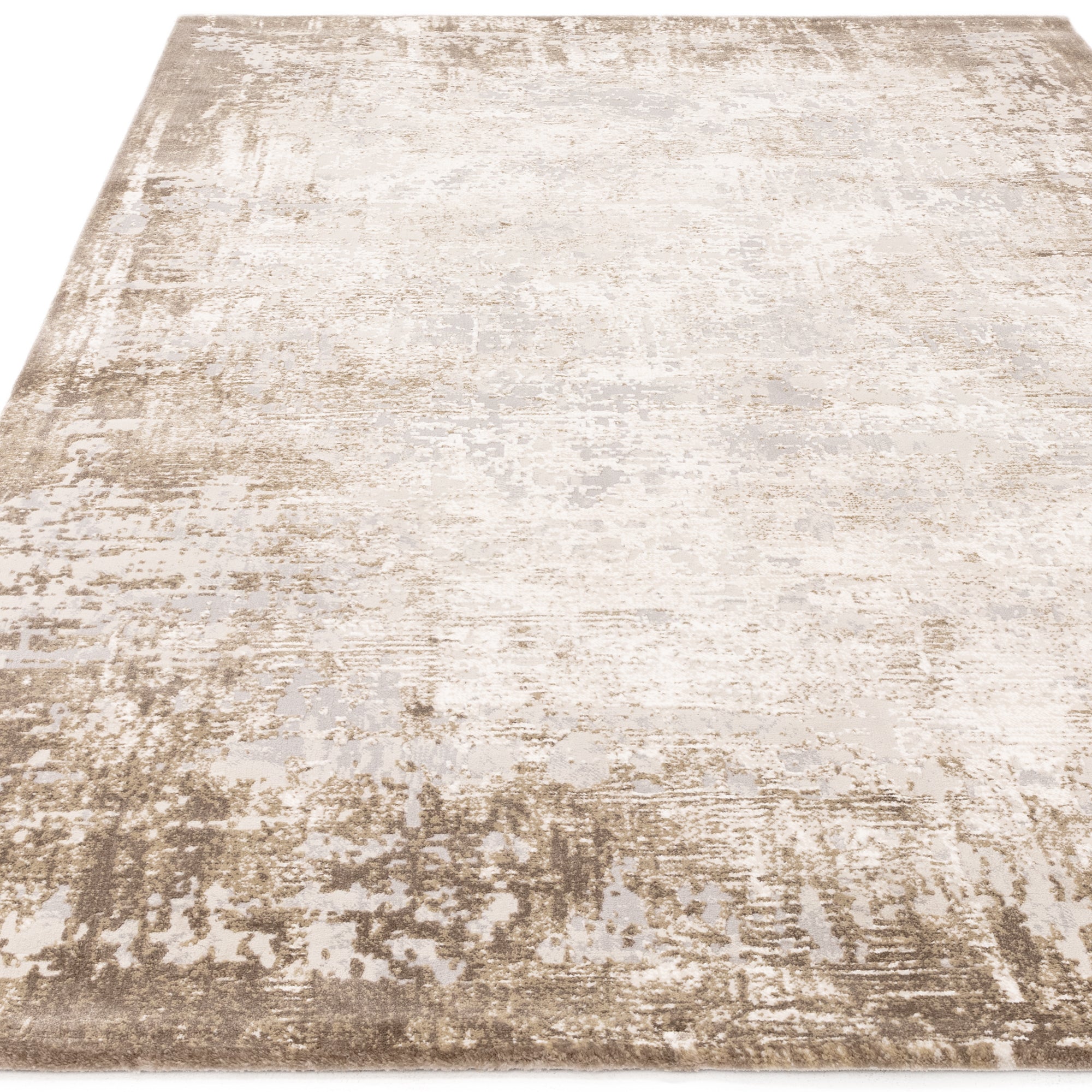 Alfombra Kuza Border Beige