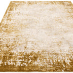 Alfombra Kuza Border Dorado