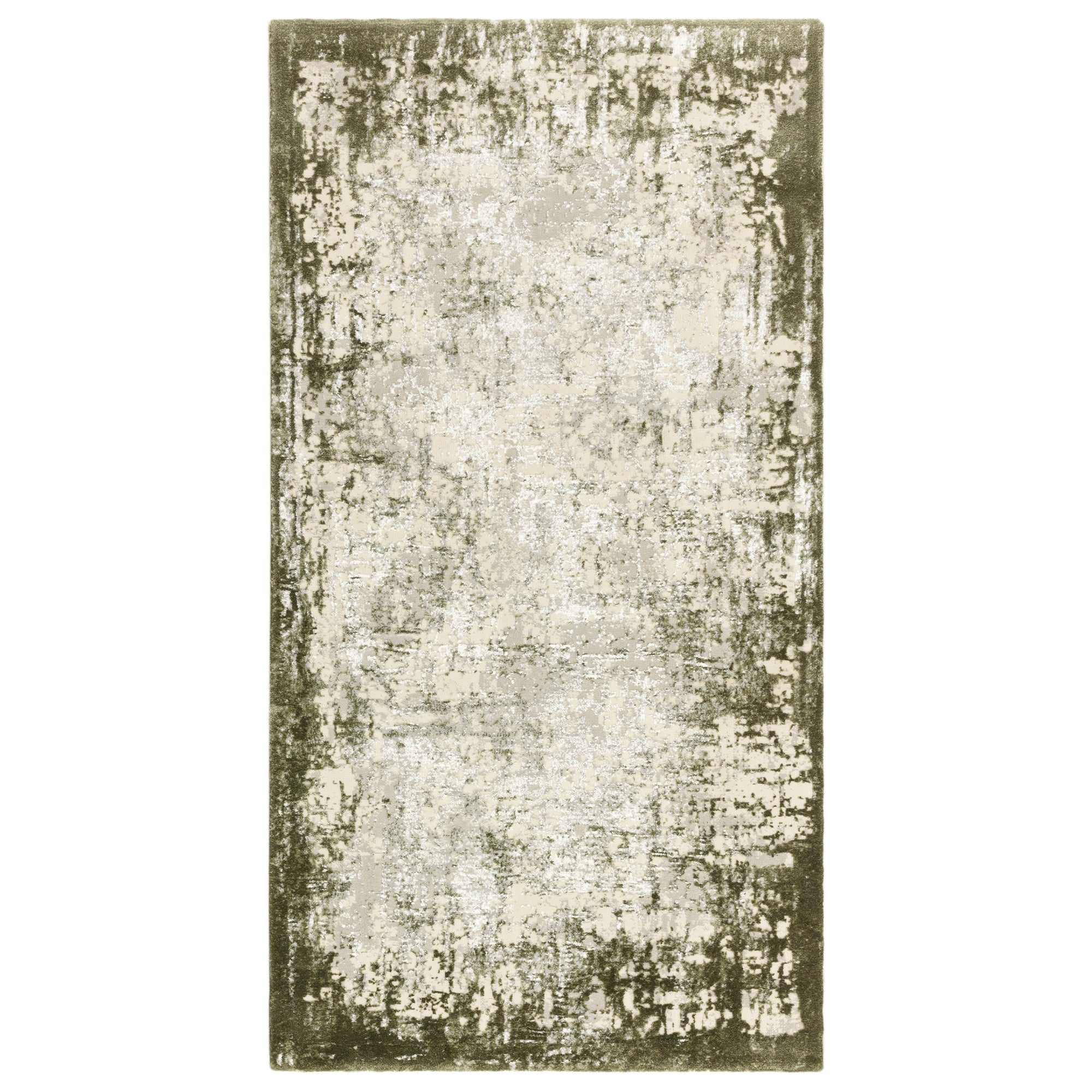 Alfombra Kuza Border Verde