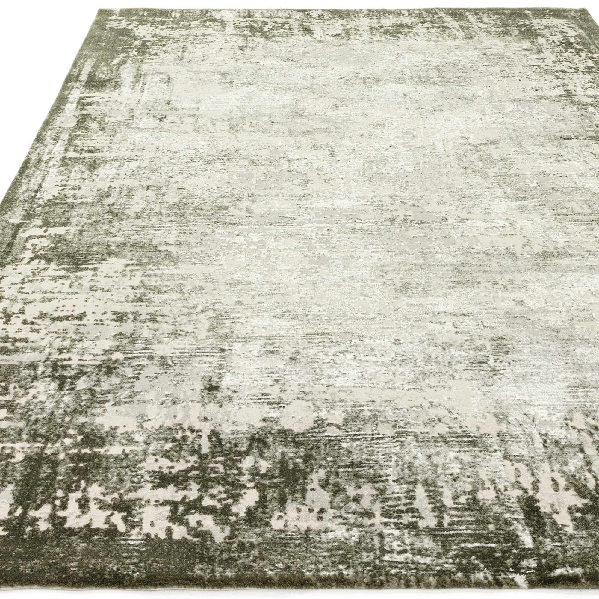 Alfombra Kuza Border Verde