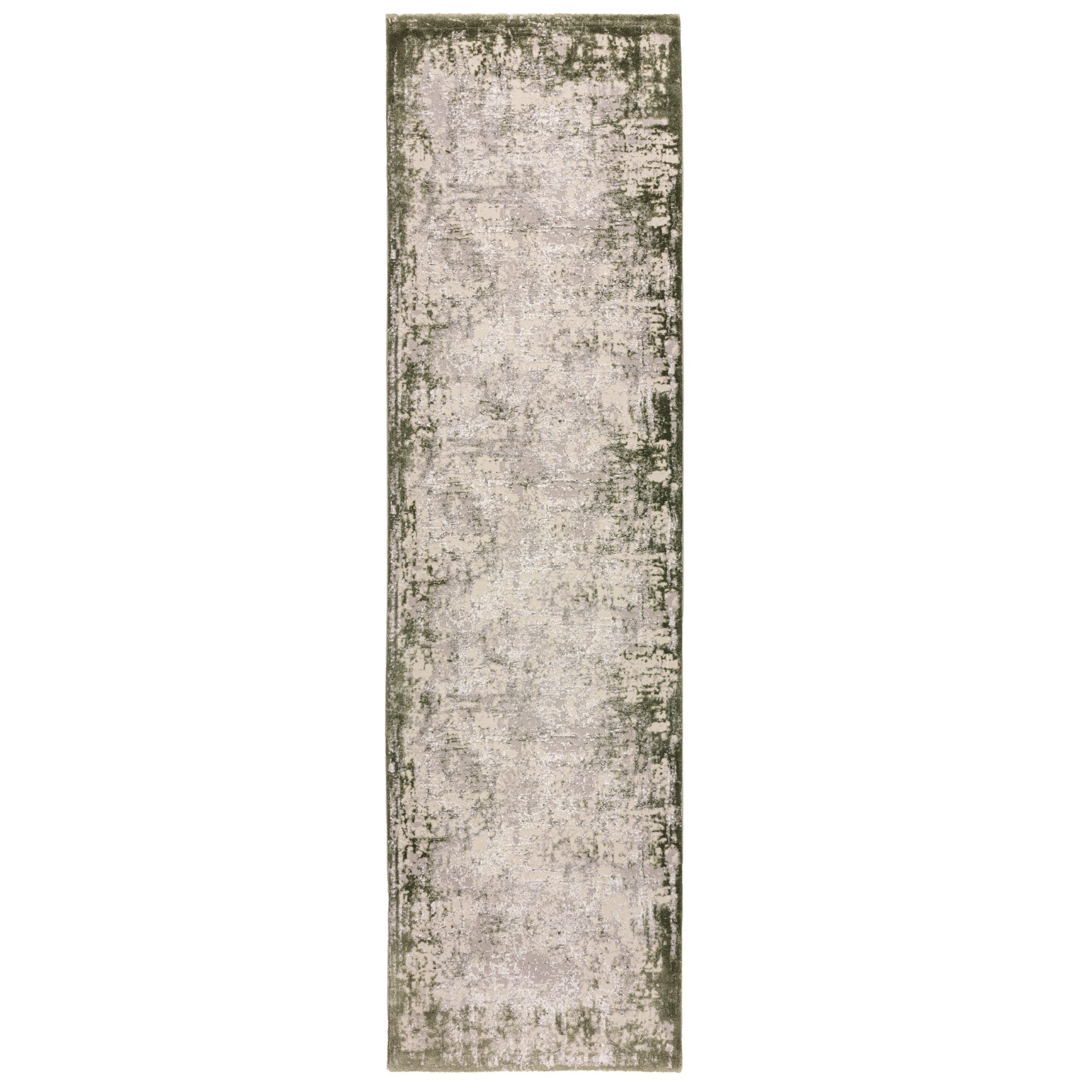 Alfombra Kuza Border Verde