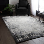 Alfombra Kuza Border Gris