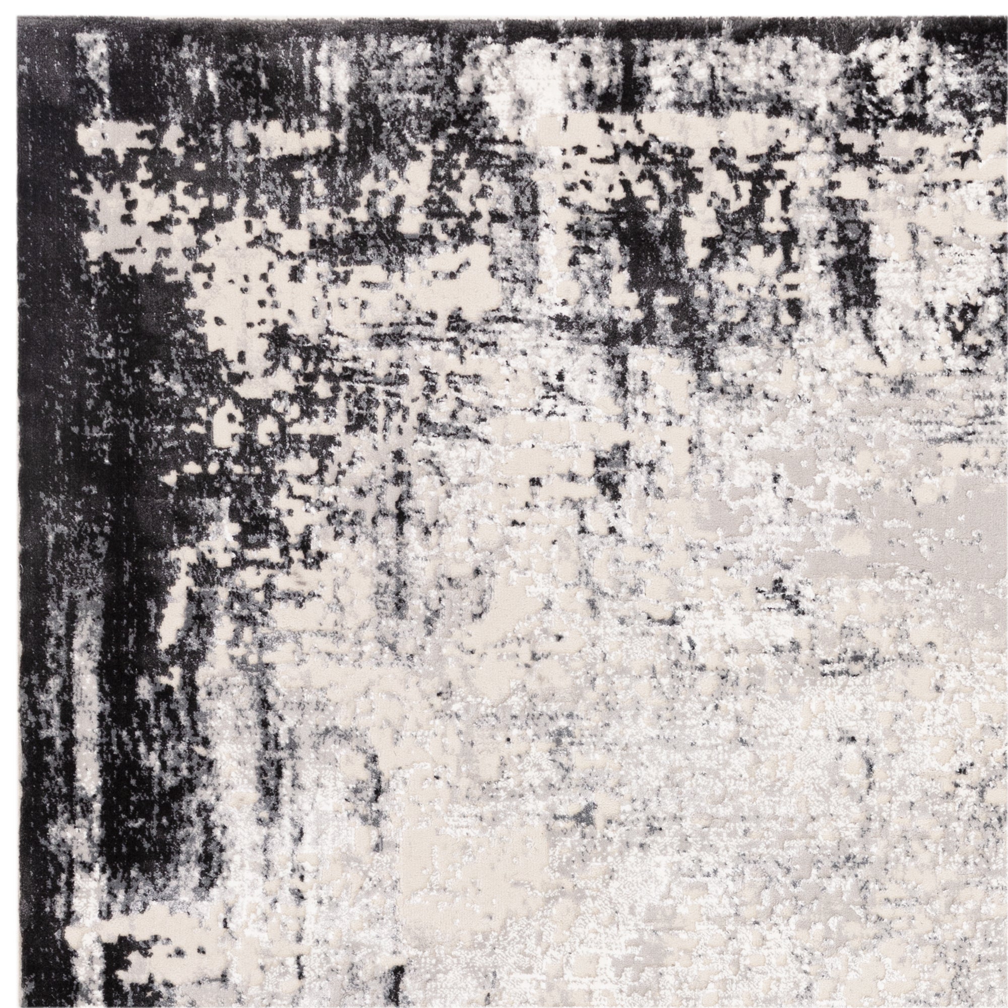 Alfombra Kuza Border Gris