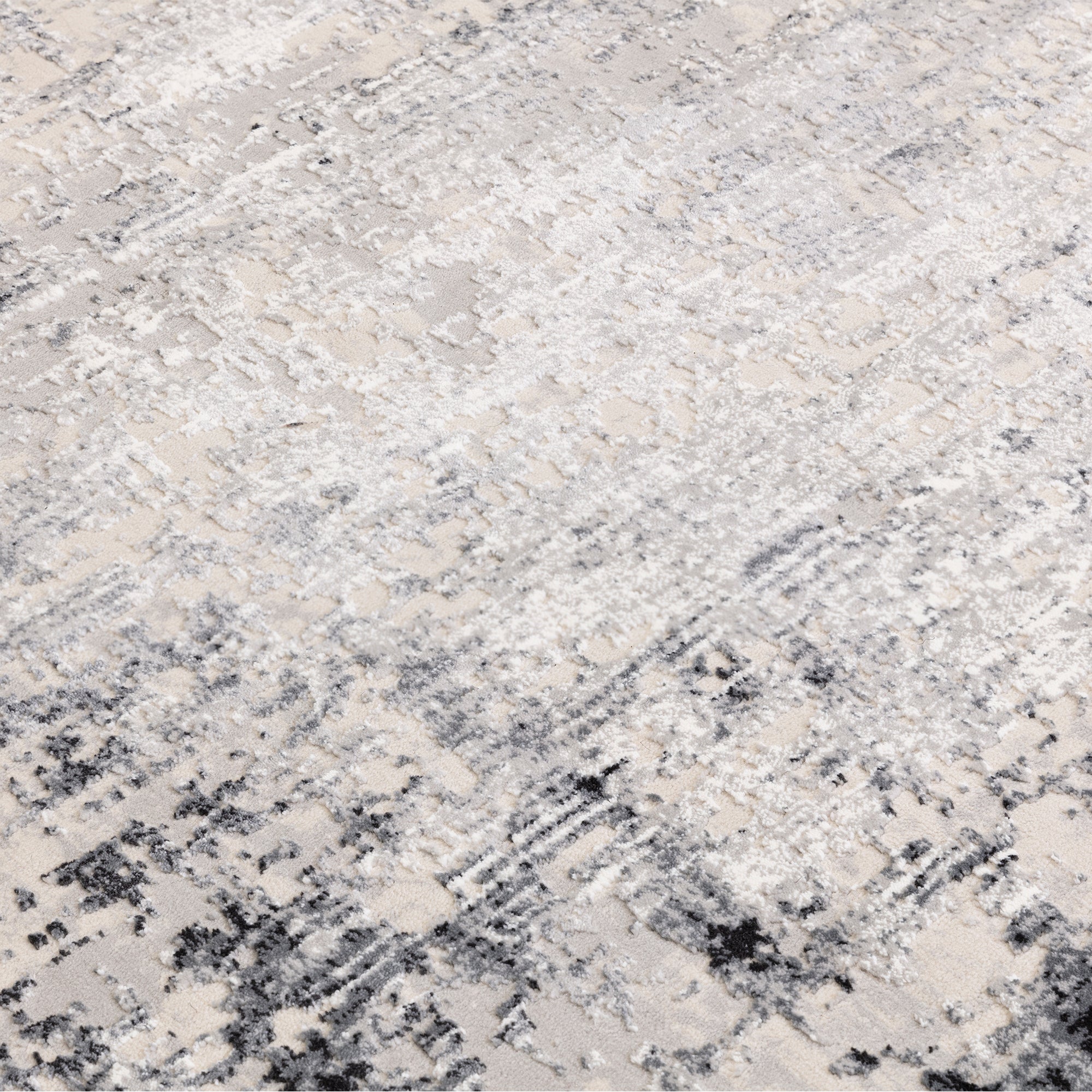 Alfombra Kuza Border Gris