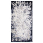Alfombra Kuza Border Azul Marino