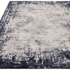 Alfombra Kuza Border Azul Marino