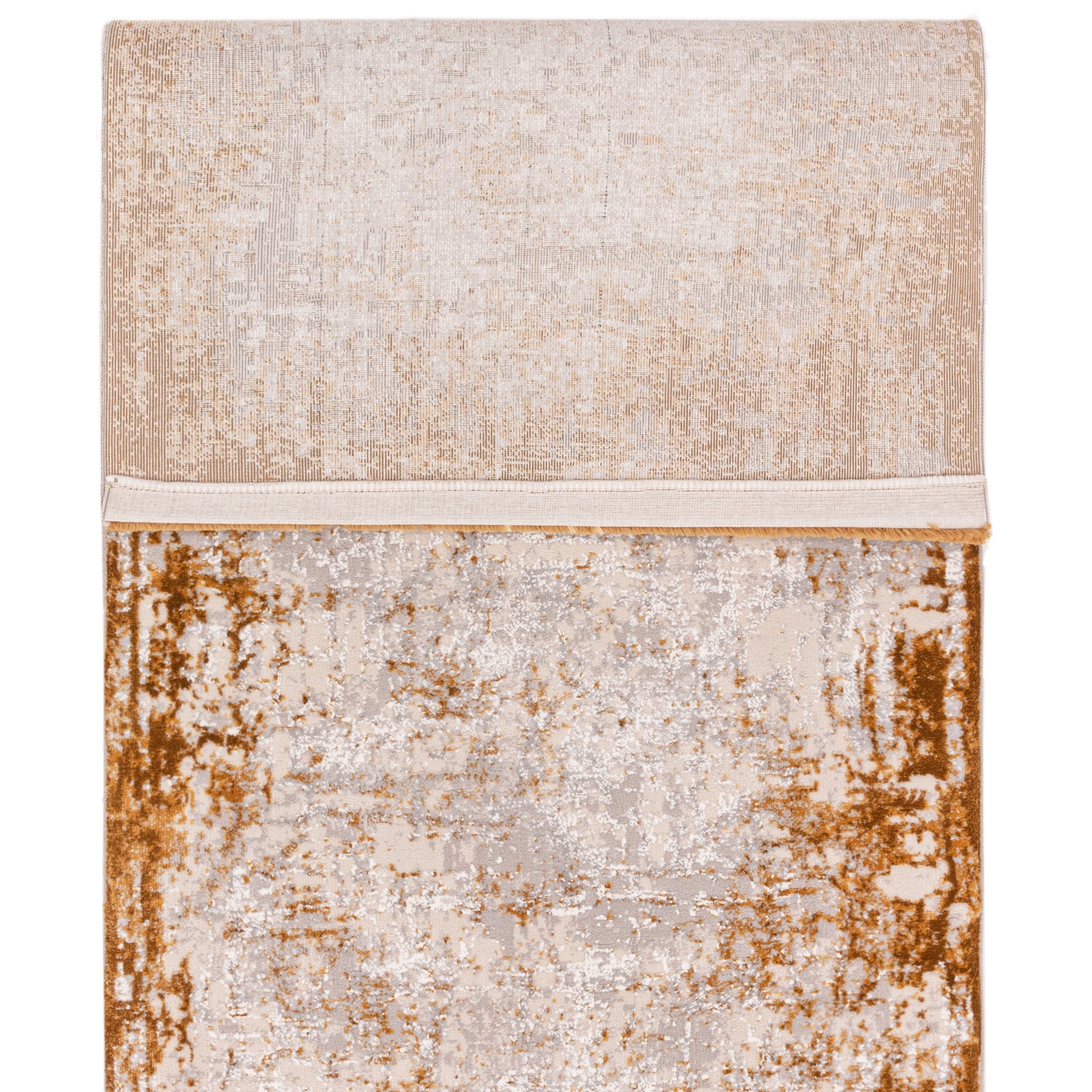 Alfombra Kuza Border Terracota