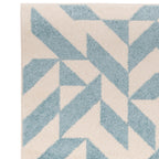 Alfombra Muse MU03 con formas azules