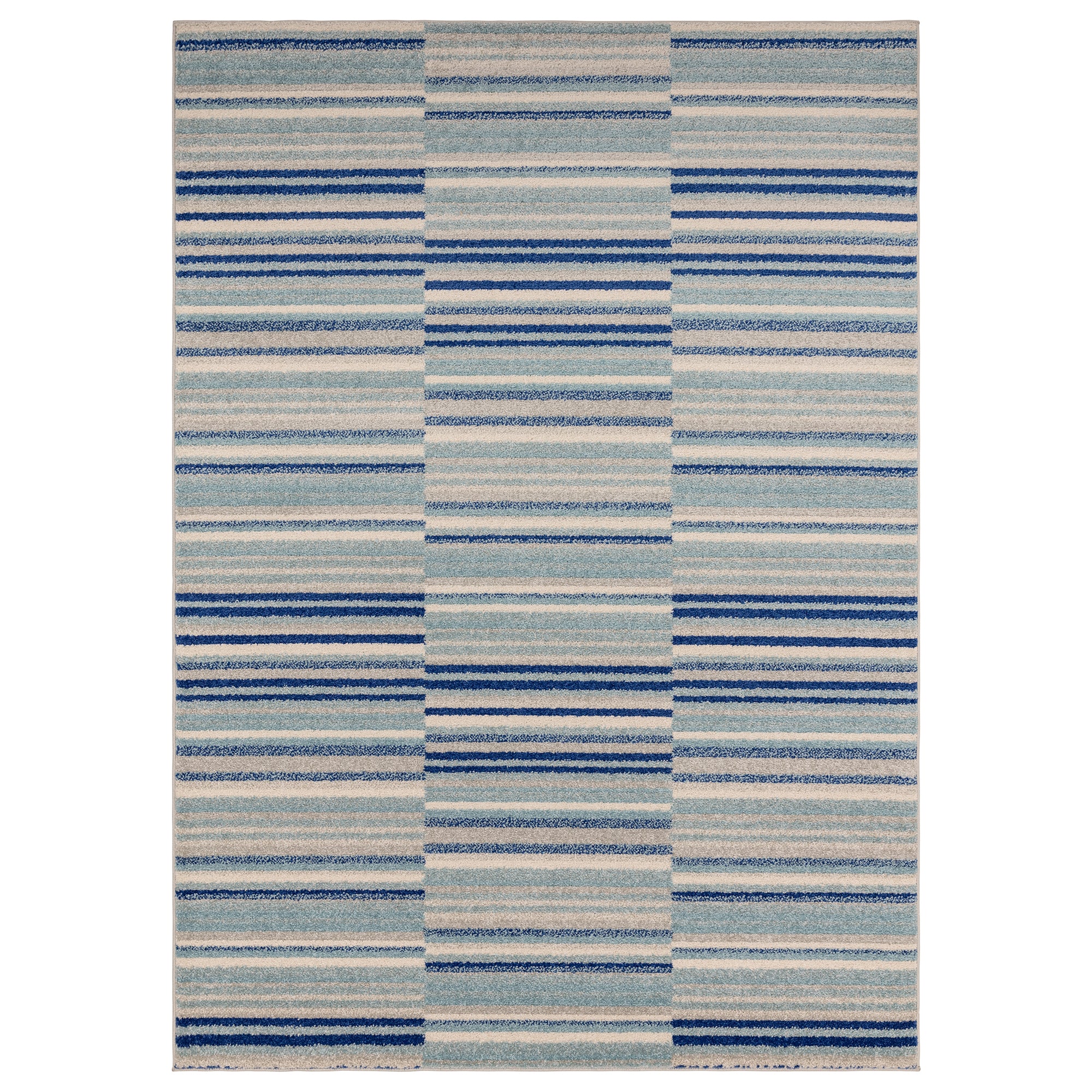 Alfombra Muse MU05 con rayas azules