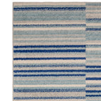 Alfombra Muse MU05 con rayas azules