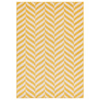 Alfombra Muse MU08 Chevron amarilla