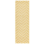 Alfombra Muse MU08 Chevron amarilla