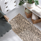 Alfombra Muse MU11 negra con manchas