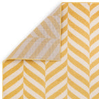 Alfombra Muse MU08 Chevron amarilla