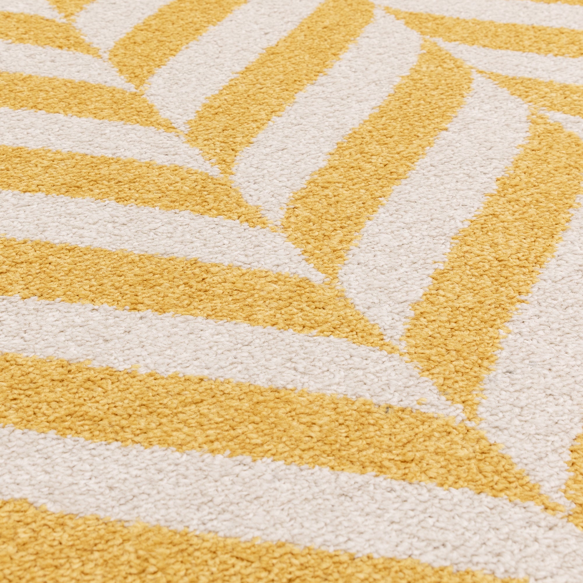 Alfombra Muse MU08 Chevron amarilla