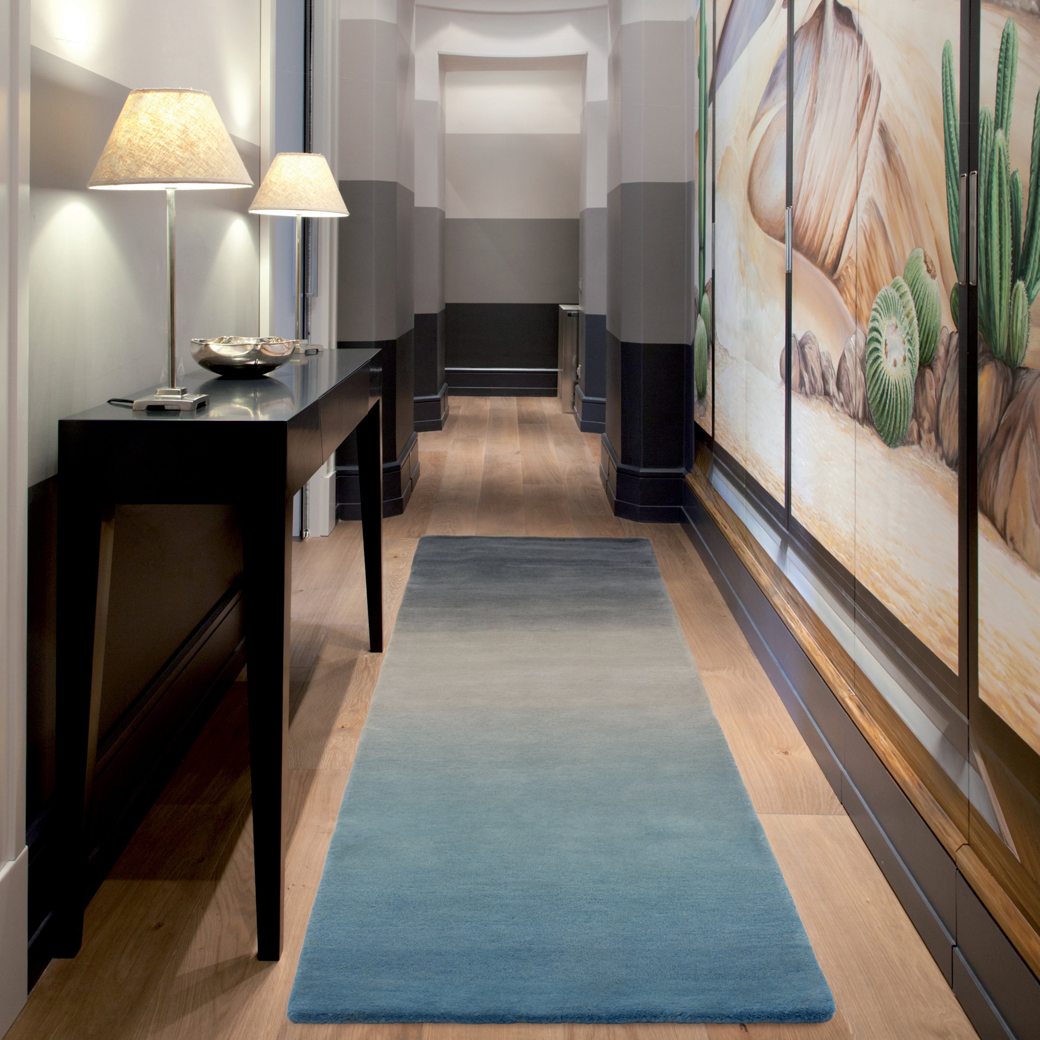 Alfombra Ombre Azul