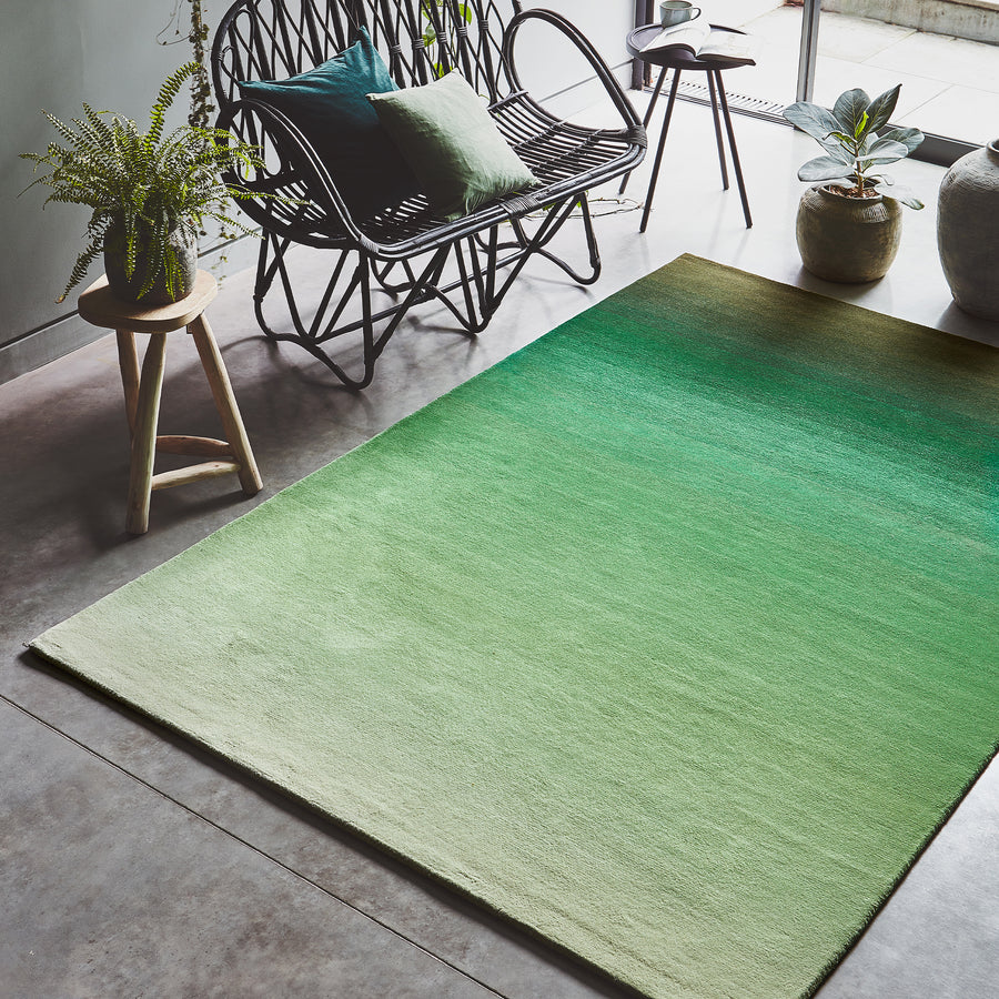 Ombre Green Rug