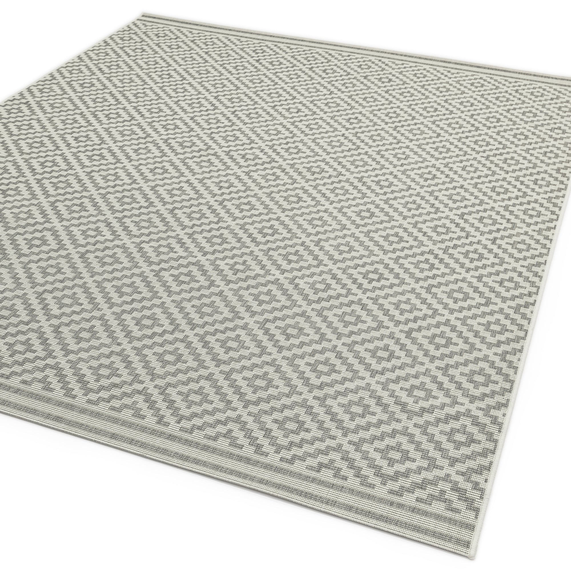 Alfombra Patio PAT11 diamante gris