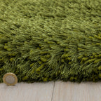 Alfombra Plush verde