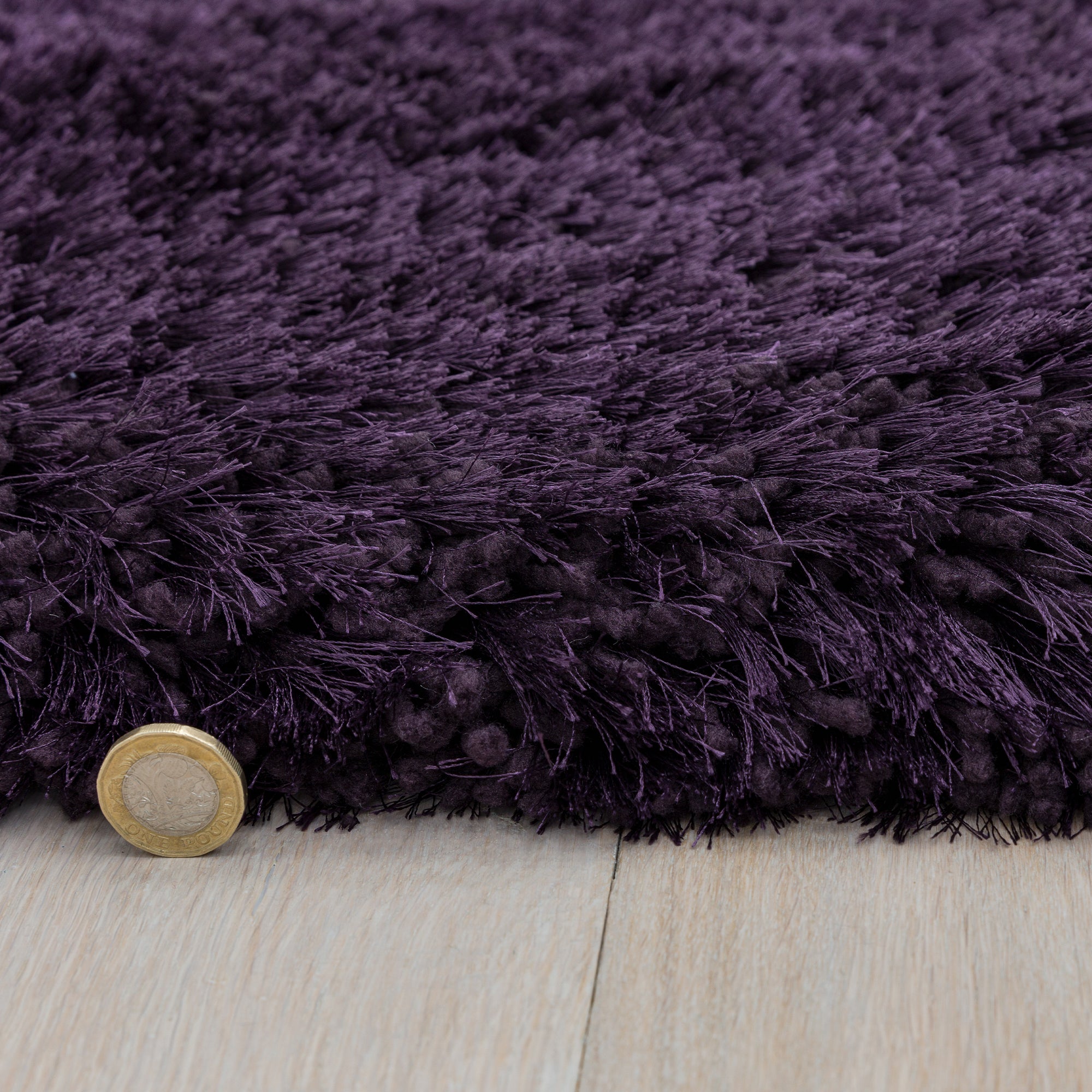 Alfombra Plush púrpura