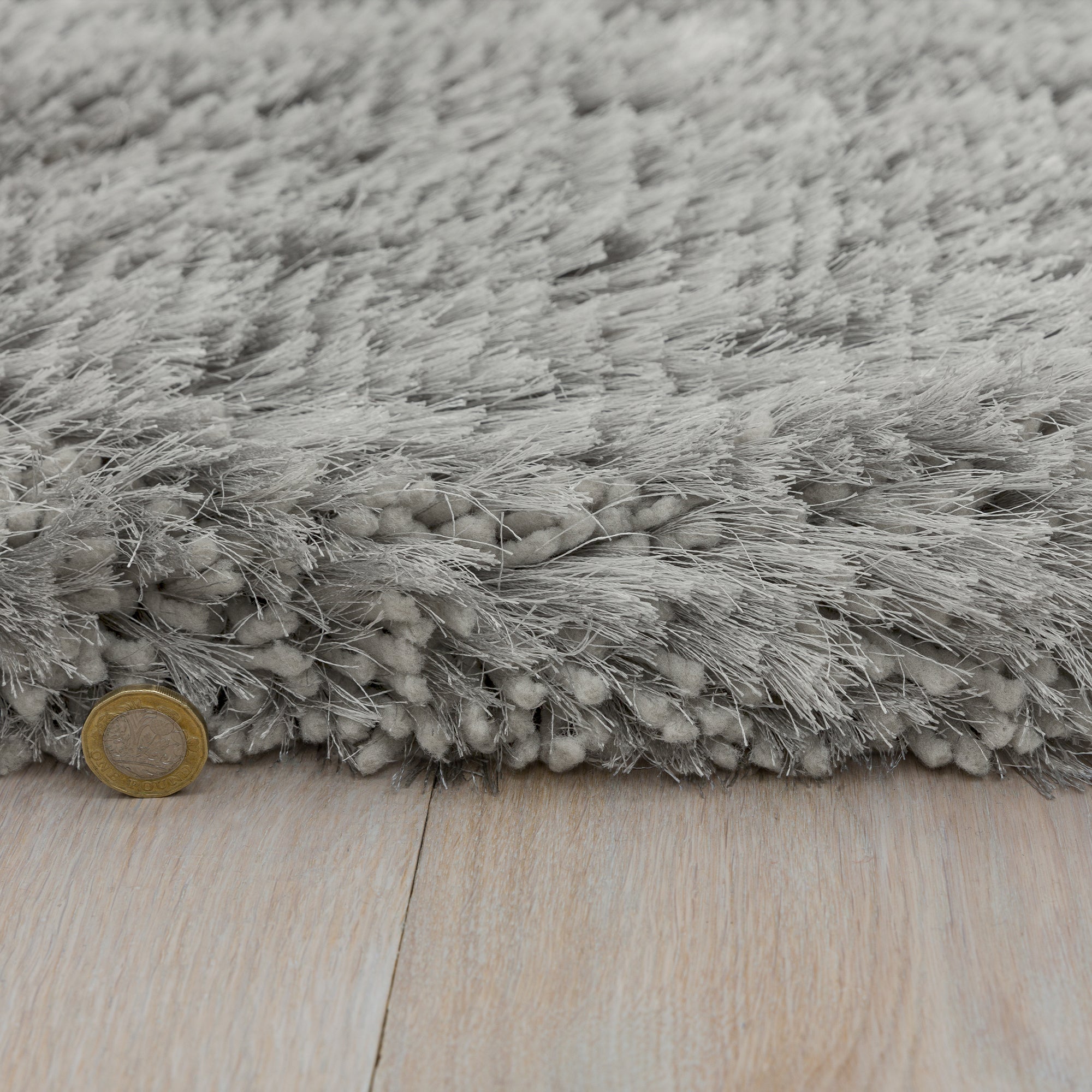 Alfombra Plush plata