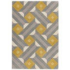 Alfombra Reef RF01 motivo ocre gris