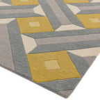 Alfombra Reef RF01 motivo ocre gris