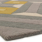 Alfombra Reef RF01 motivo ocre gris