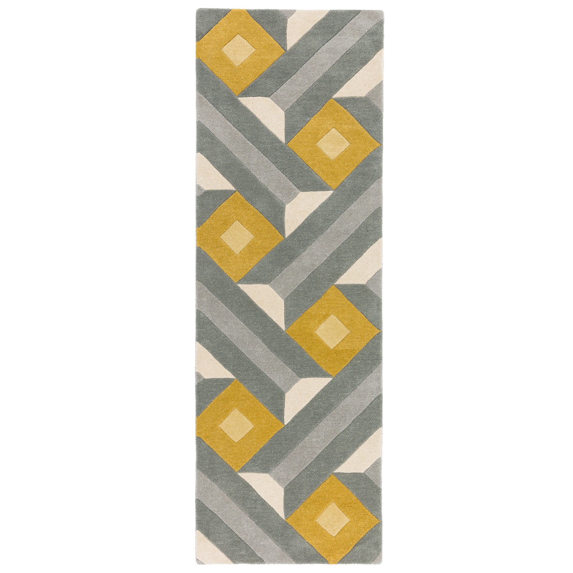 Alfombra Reef RF01 motivo ocre gris