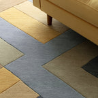 Reef RF02 Big Zig Ochre Grey Rug