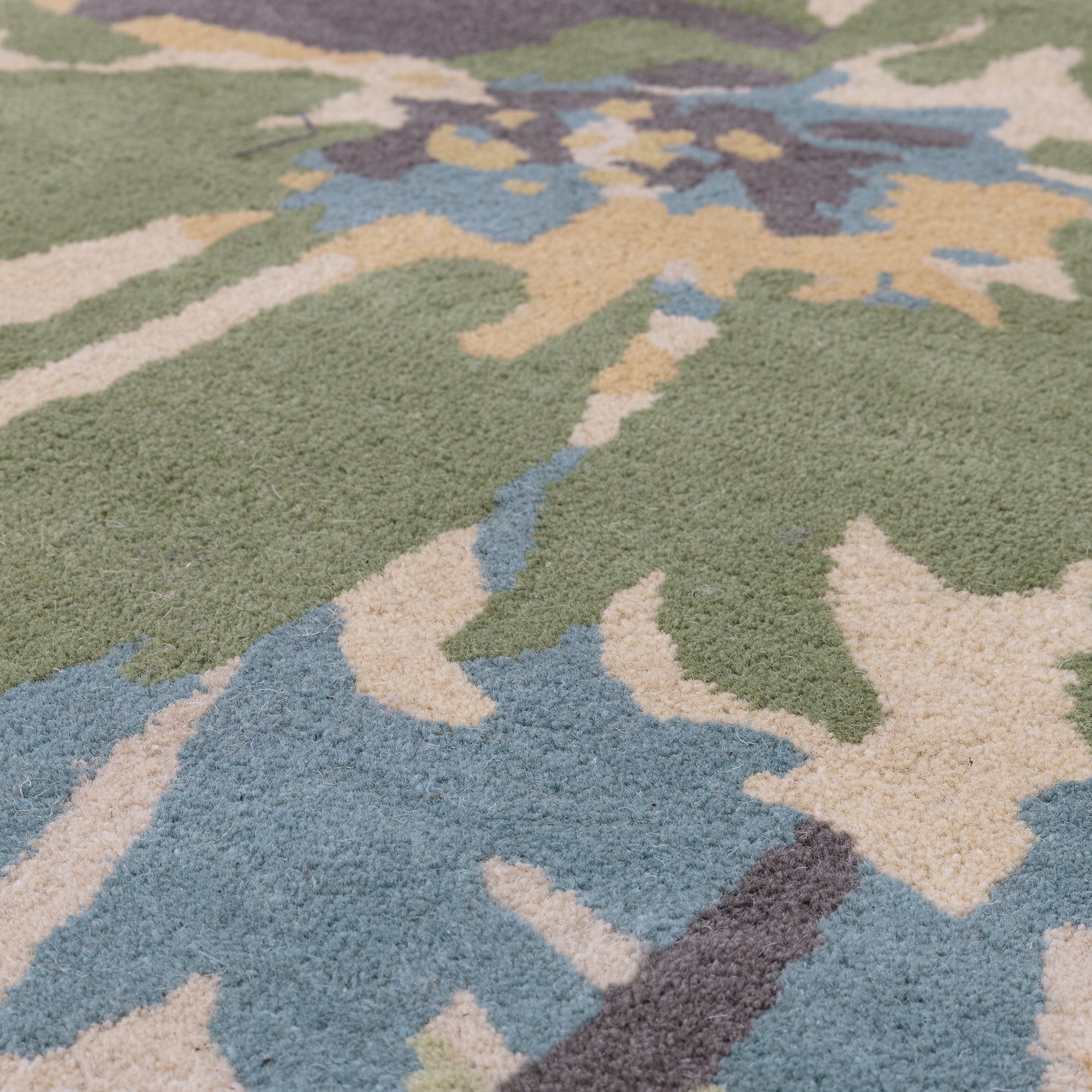 Reef RF11 Floral Green Rug