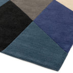 Alfombra Reef RF13 gran geométrica azul