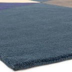 Alfombra Reef RF13 gran geométrica azul